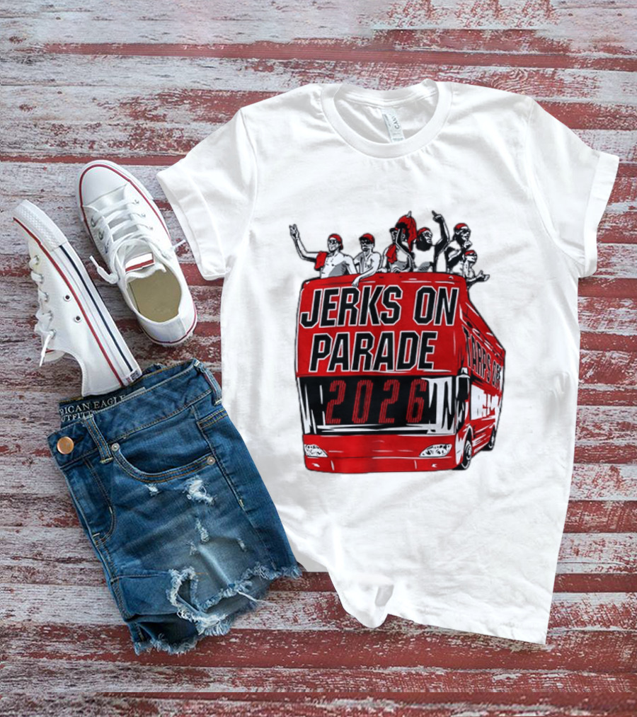 Jerks On Parade 2026 Carolina Hurricanes NHL Bus Fan Celebration T-Shirt