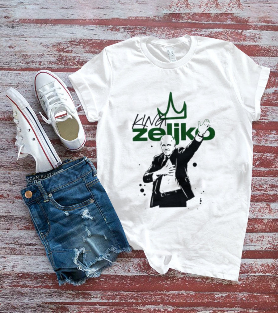 King Zeliko Regal Gesture With Crown T-Shirt