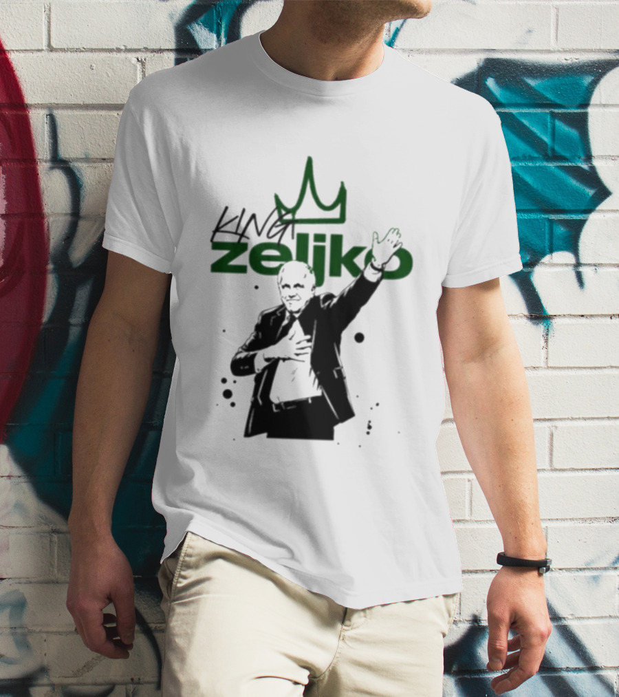 King Zeliko Regal Gesture With Crown T-Shirt