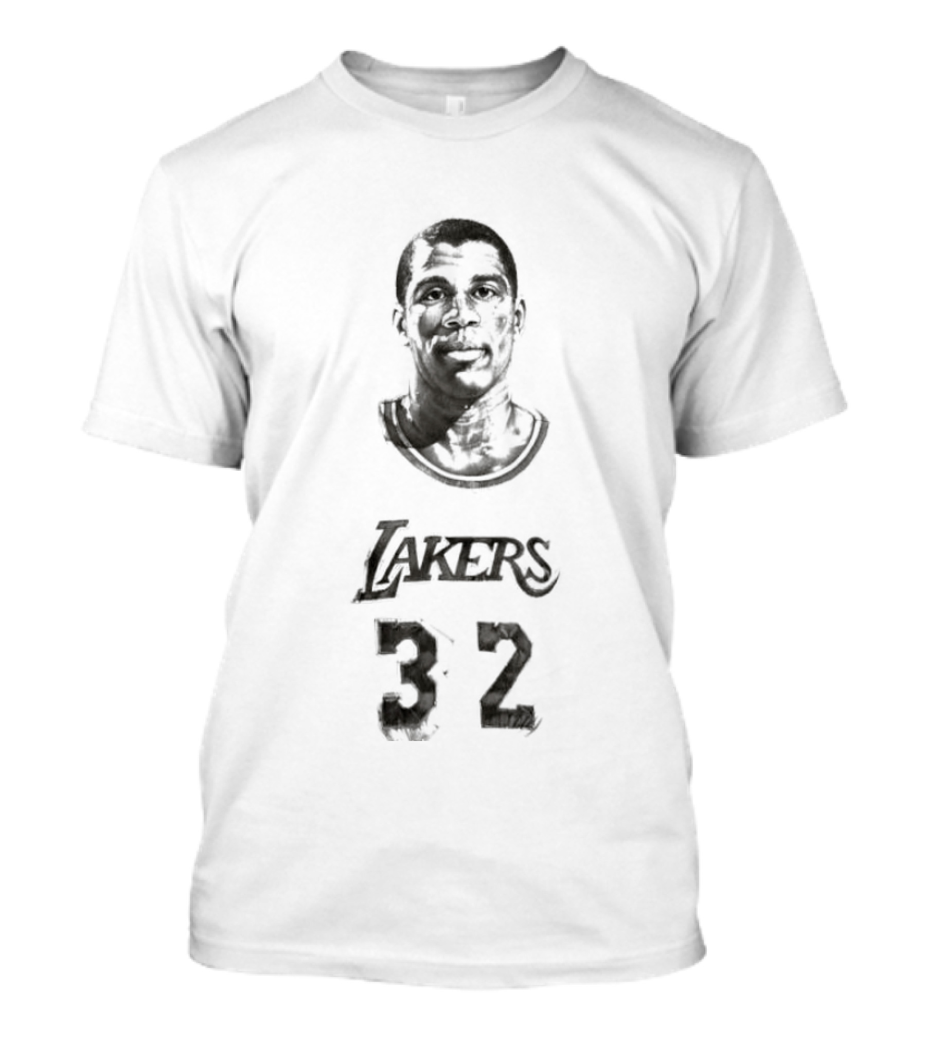 Magic Johnson Lakers 32 T-Shirt