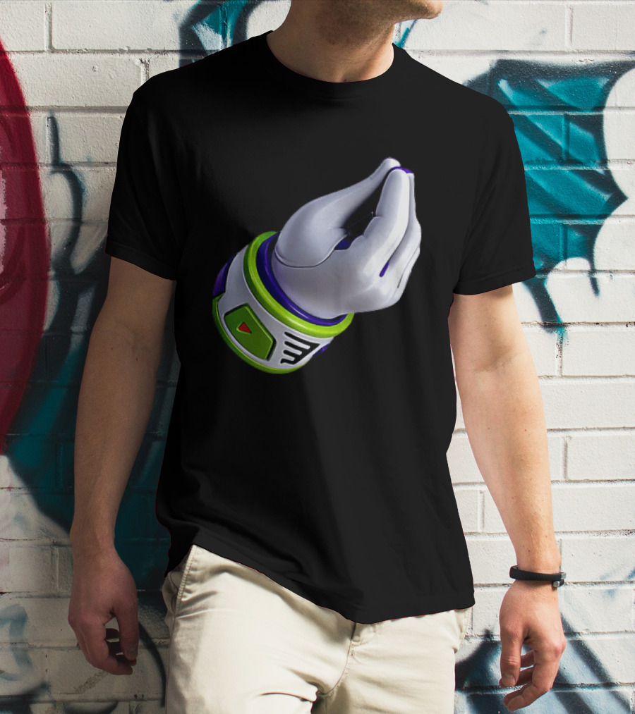 Buzz Lightyear Toy Story Ma Che Vuoi Hand Gesture T-Shirt