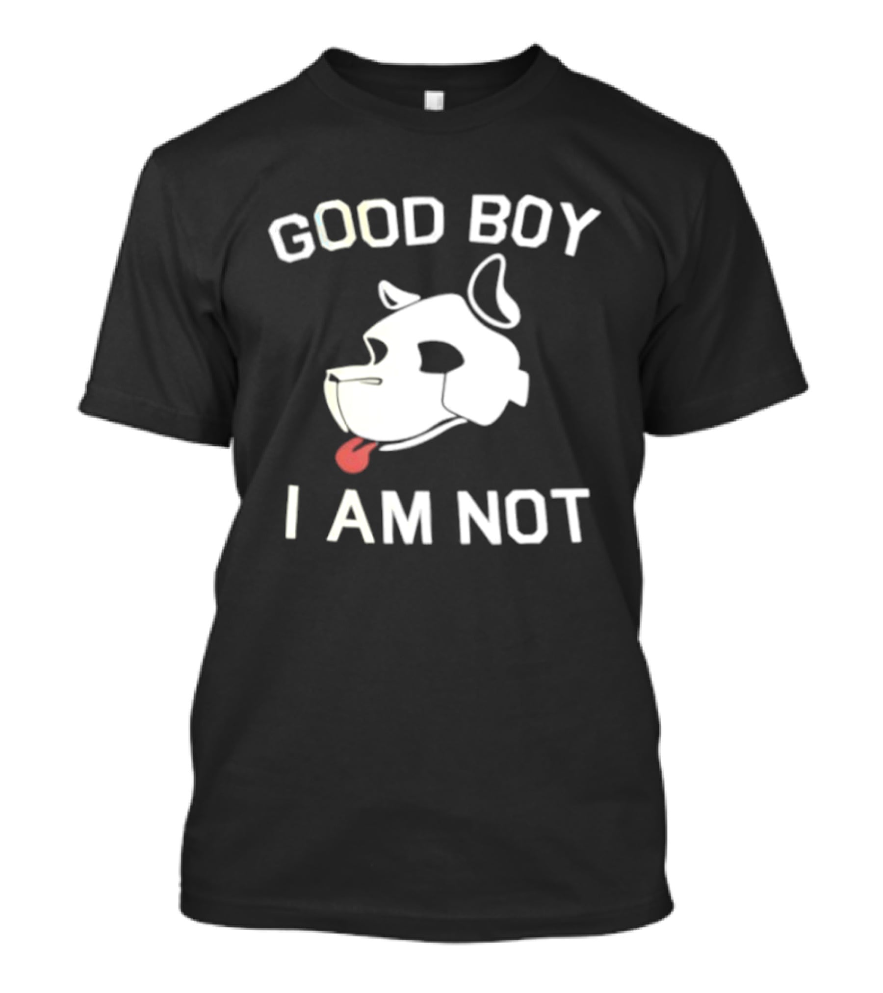 Good Boy I Am Not Dog Head Sarcastic T-Shirt