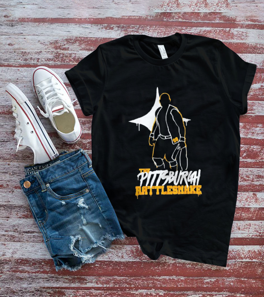 Steve Austin Pittsburgh Steelers The Pittsburgh Rattlesnake 98 T-Shirt