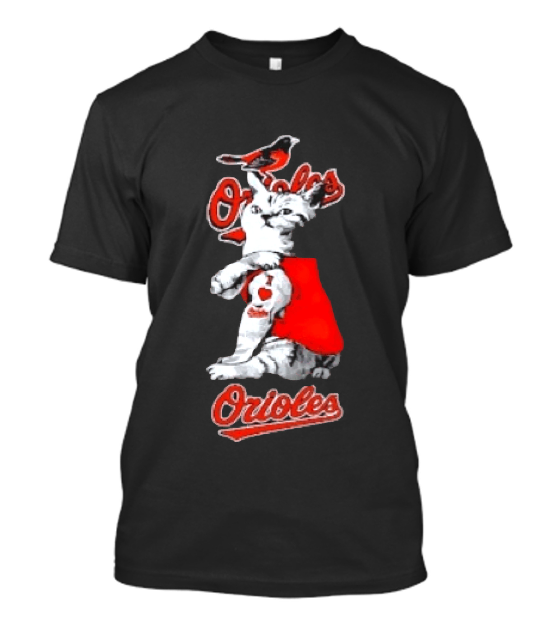 Orioles Cat Baltimore Baseball Orioles T-Shirt
