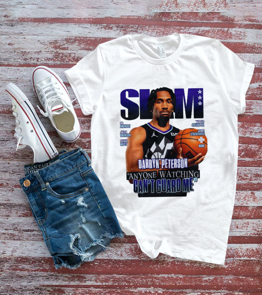Darryn Peterson SLAM Utah Jazz Basketball Anyone Ing Can't Guard Me T-Shirt