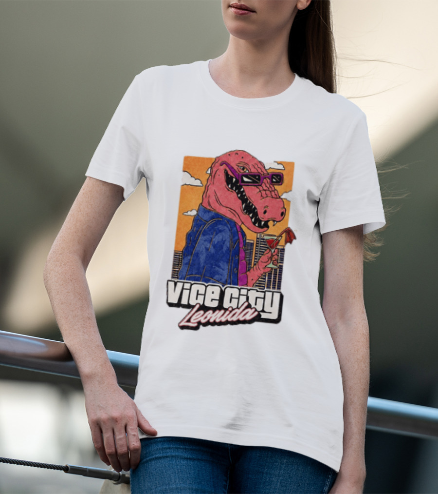 Grand Theft Auto VI GTA 6 Vice City Leonida Alligator Martini T-Shirt