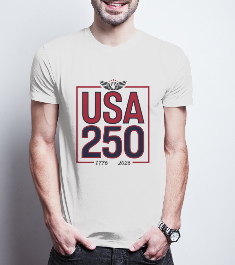USA 250 Semiquincentennial Eagle 1776 2026 Anniversary T-Shirt
