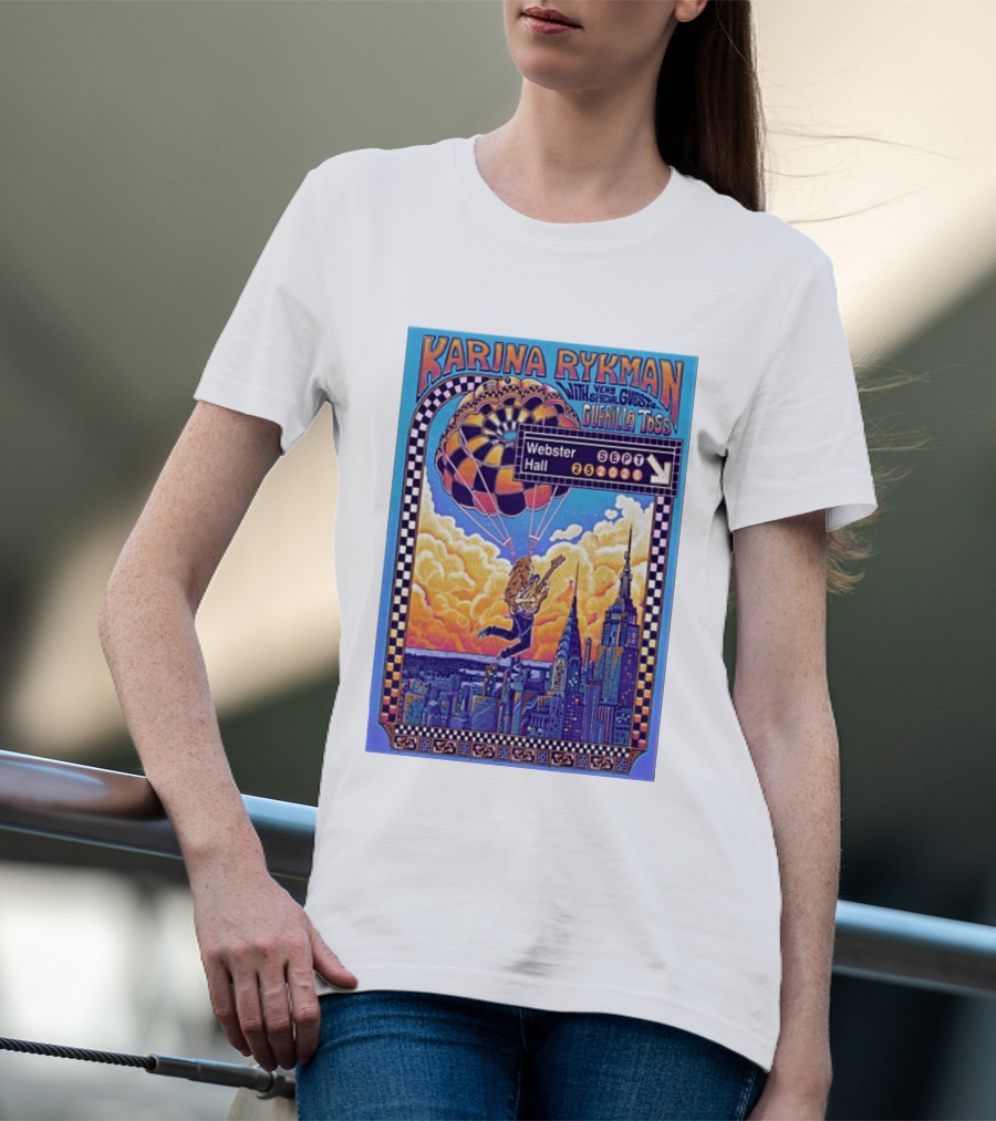 Karina Rykman Webster Hall New York 09 25 2026 Featuring Guerilla Toss Concert T-Shirt