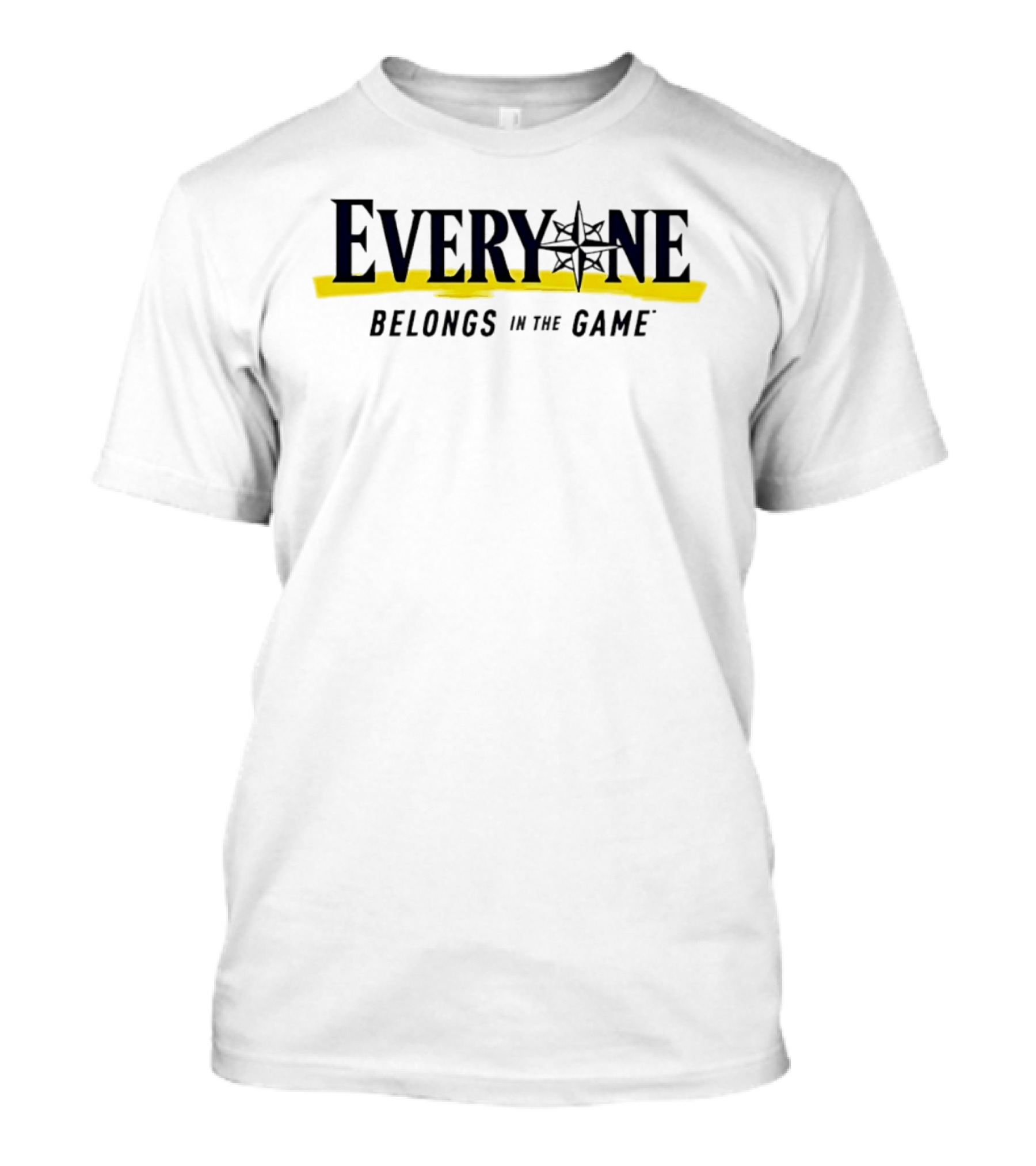 Seattle Mariners Everyone Belongs In The Game Mariners Star T-Shirt
