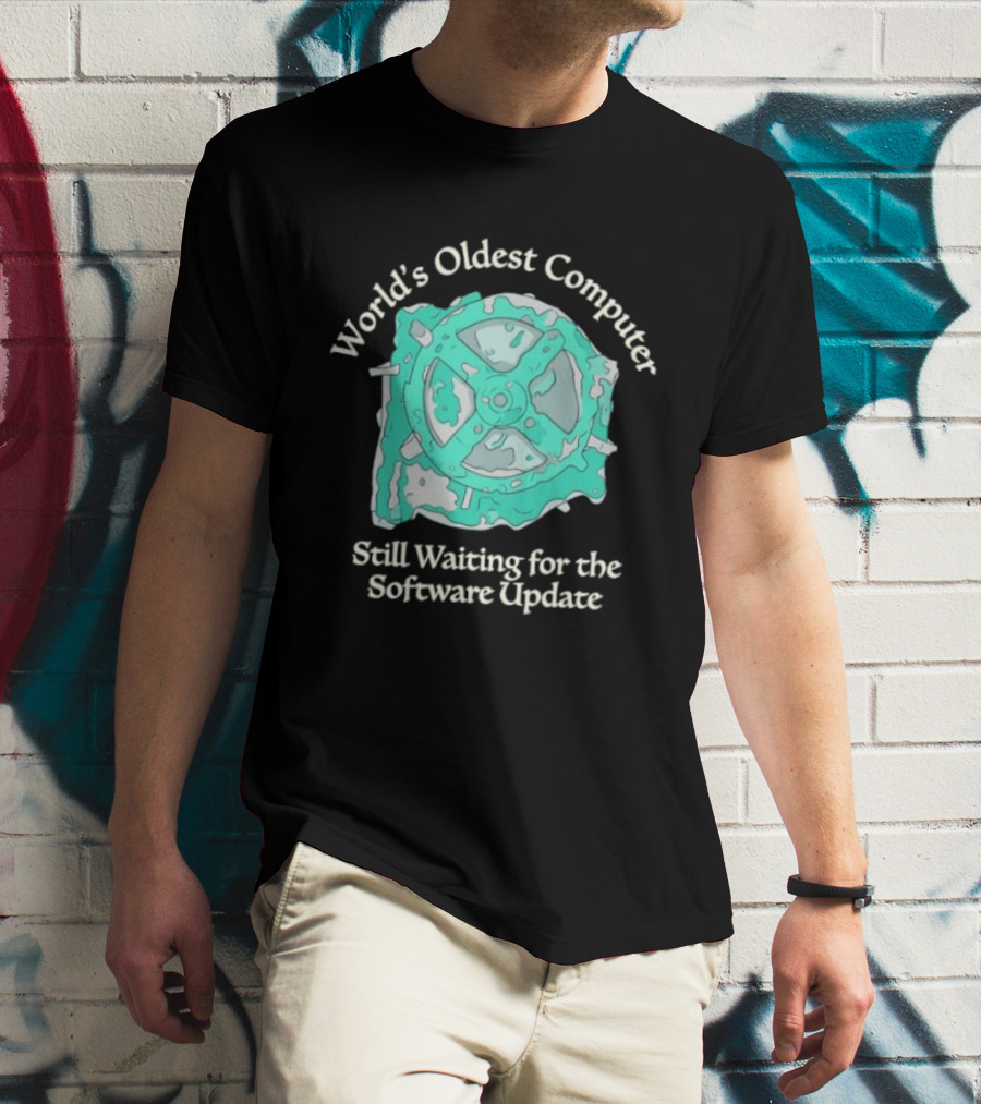 Antikythera Mechanism World's Oldest Computer Still Waiting For The Software Update T-Shirt