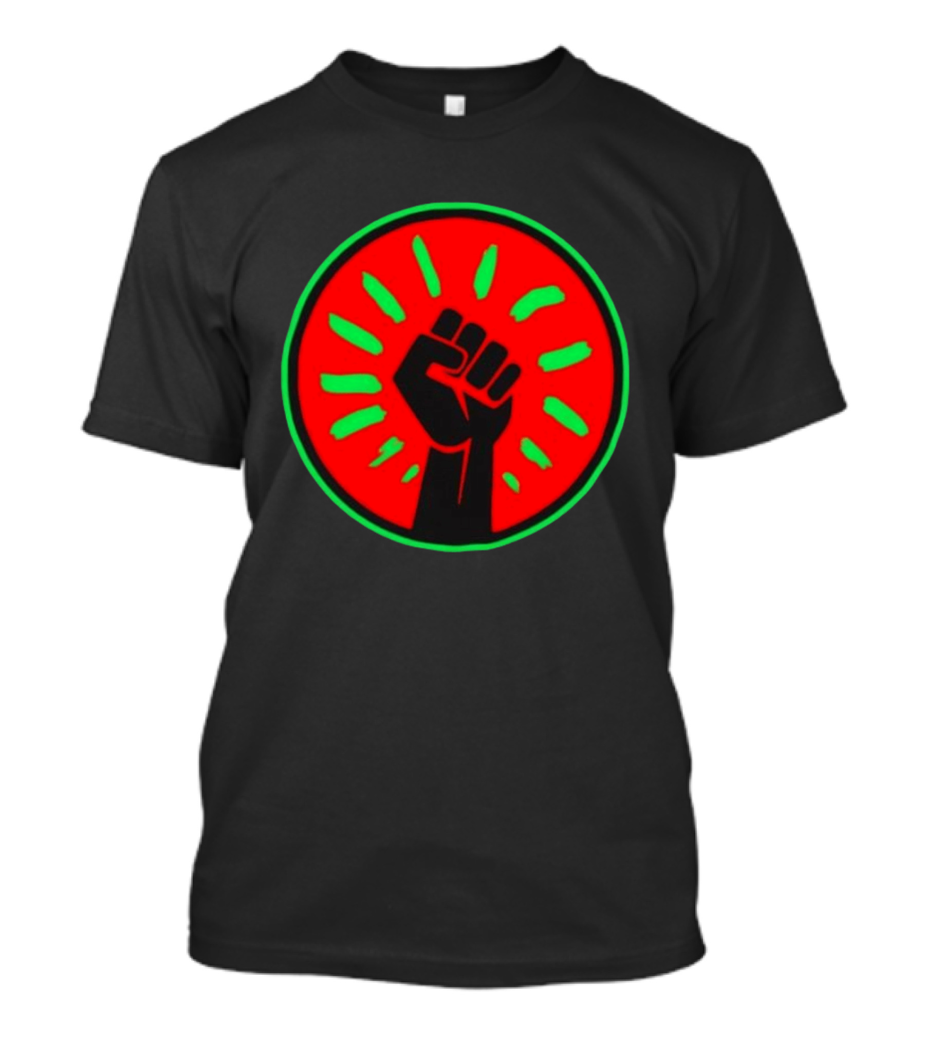 Pan African Flag Black Power Fist Resistance Unity Liberation T-Shirt