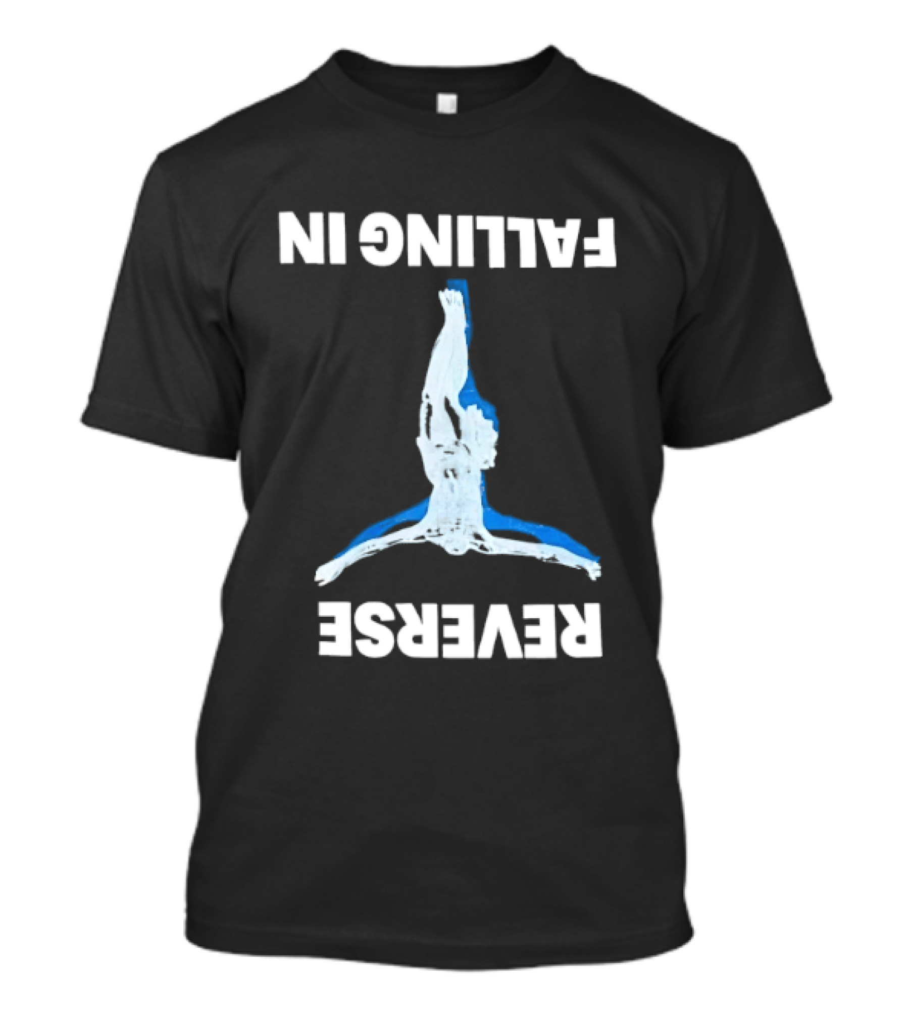 Playboi Carti Falling In Reverse Upside Down Human Figure T-Shirt