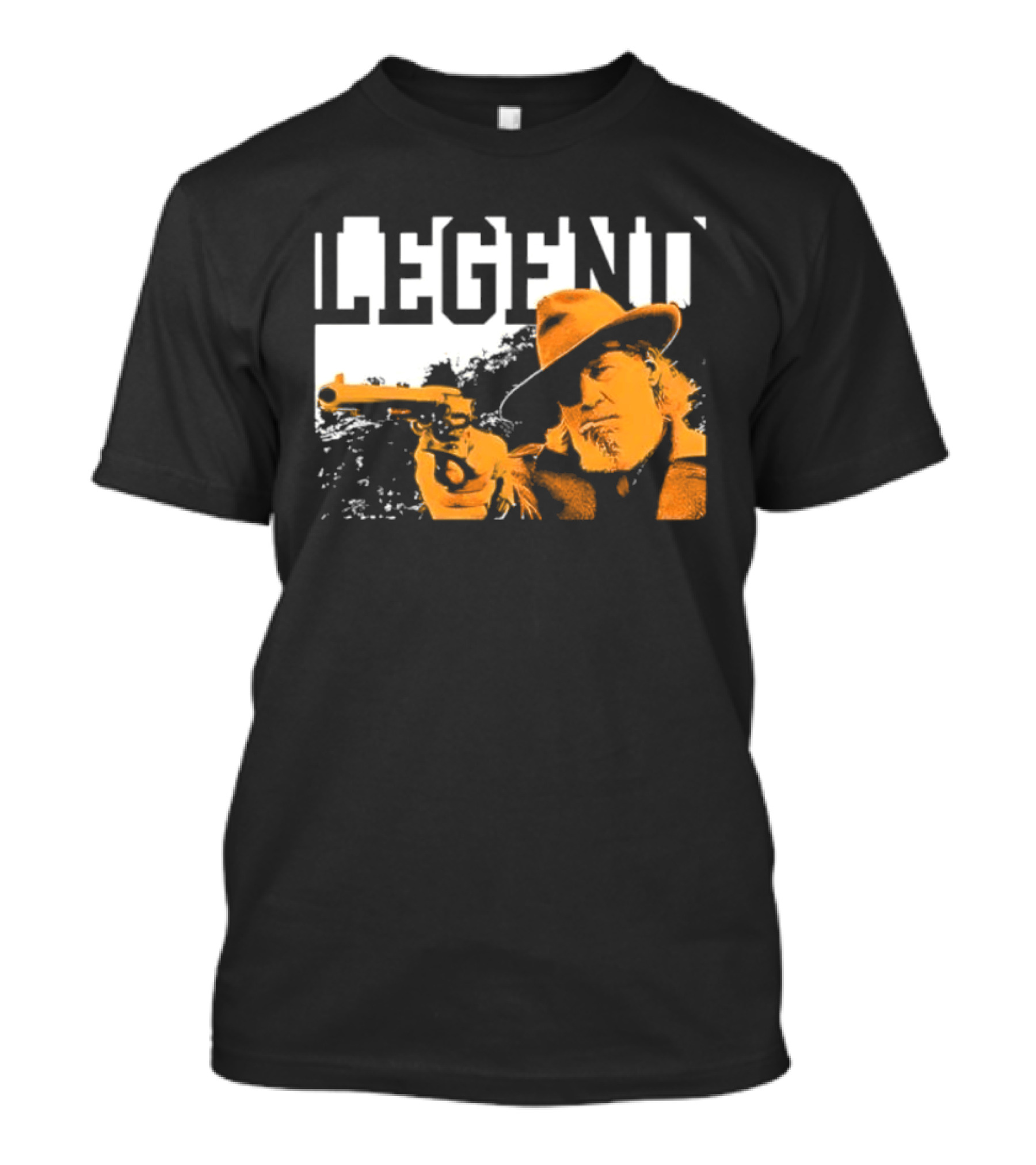 Legend Marshal Reuben J. Cogburn True Grit Icon With Hat And Gun T-Shirt