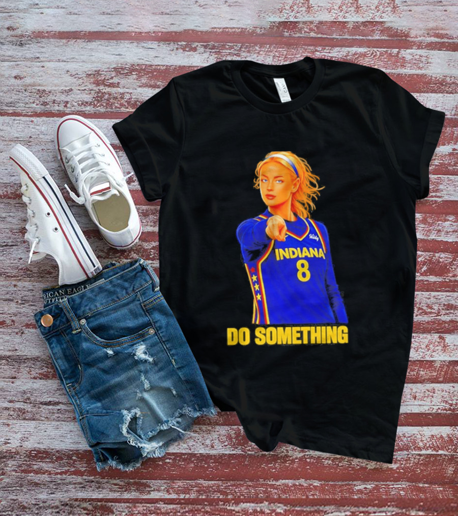 Sophie Cunningham Indiana Fever 8 Do Something T-Shirt