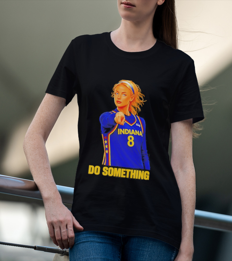 Sophie Cunningham Indiana Fever 8 Do Something T-Shirt