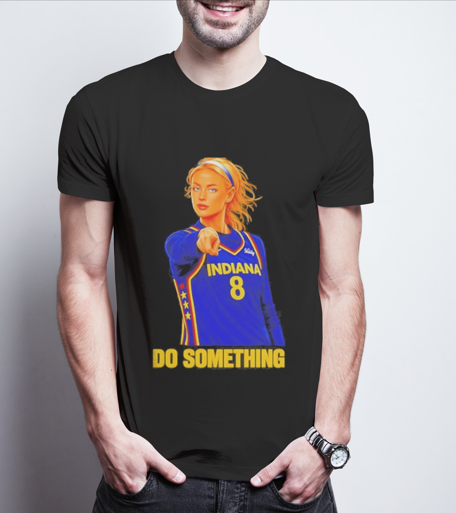 Sophie Cunningham Indiana Fever 8 Do Something T-Shirt