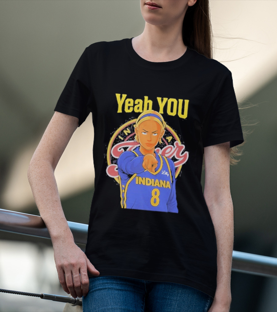 Yeah You Indiana Fever Number 8 T-Shirt