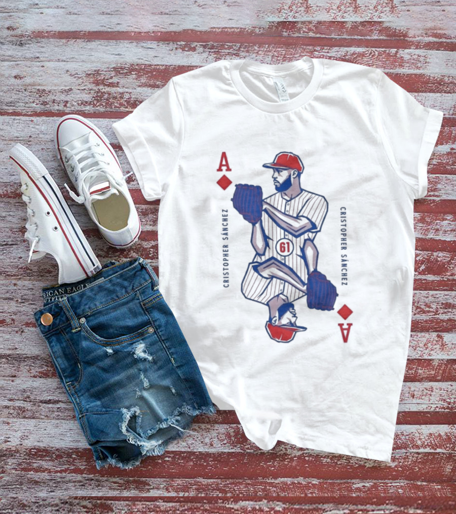 Cristopher Sánchez Ace Of Diamonds Baseball Player T-Shirt