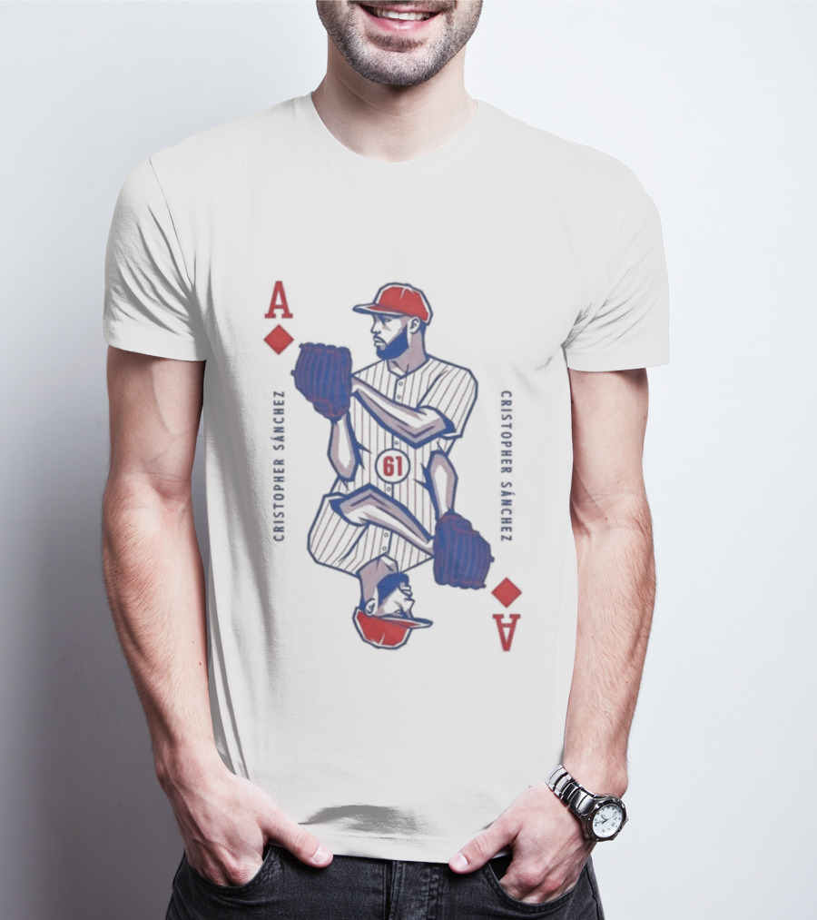 Cristopher Sánchez Ace Of Diamonds Baseball Player T-Shirt