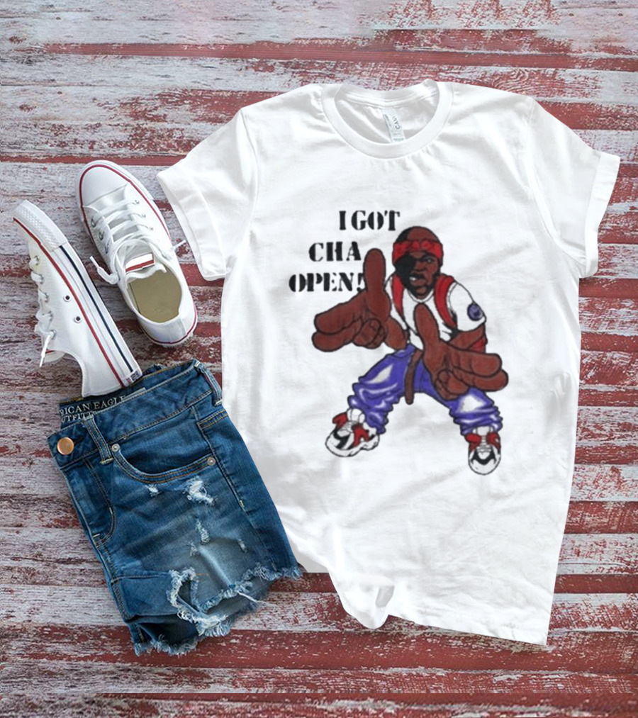 I Got Cha Opin Cartoon Character Graphic Hip Hop T-Shirt