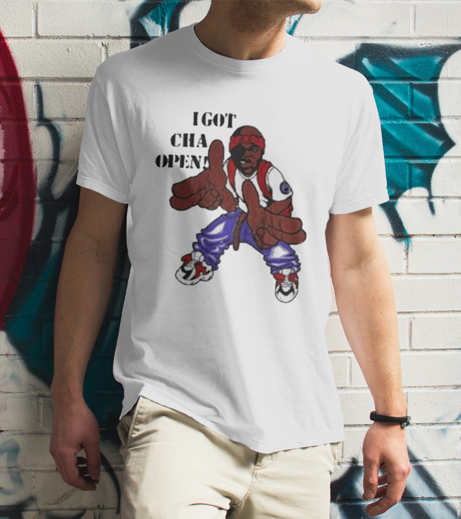 I Got Cha Opin Cartoon Character Graphic Hip Hop T-Shirt