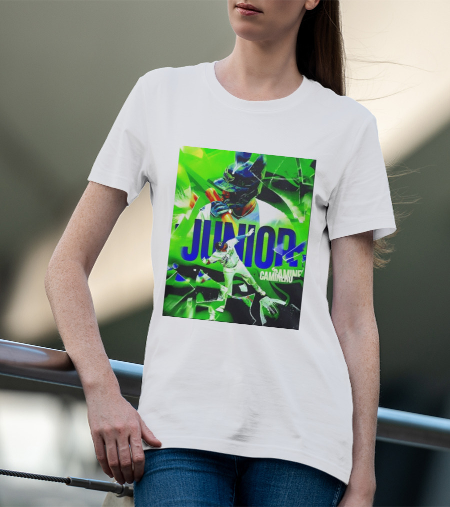 Junior Caminero Tampa Bay Rays La Maxima Baseball Legend T-Shirt