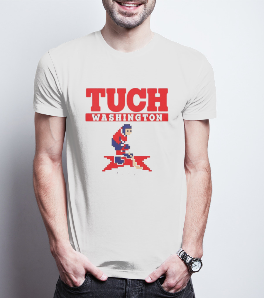 Tuch Washington 89 RW Retro Hockey Pixel T-Shirt