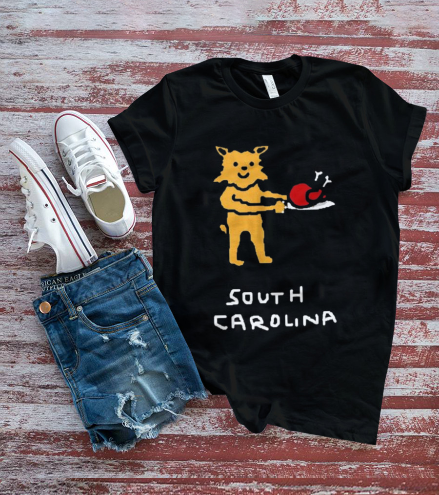 South Carolina Gamecocks 2026 27 SEC Football Schedule Cartoon T-Shirt