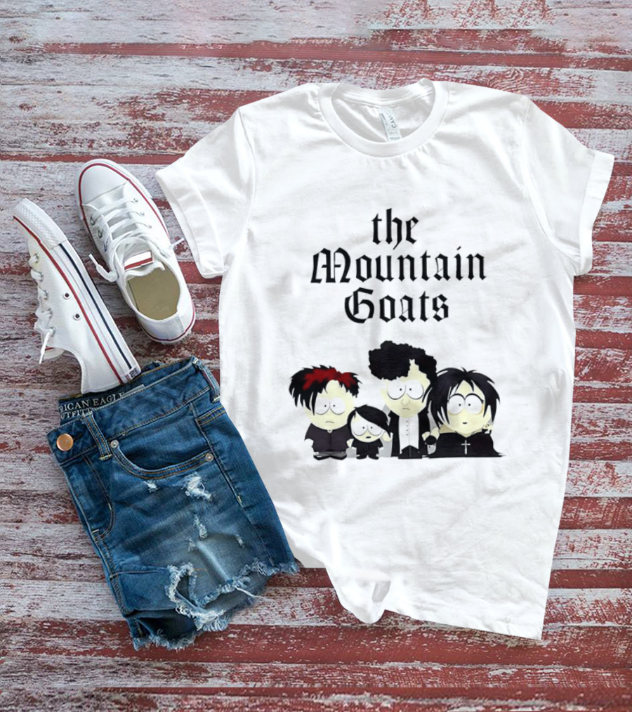 South Park Characters As The Mountain Goats Gothic T-Shirt