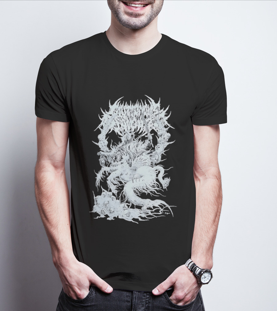 Abominable Putridity Demon Sword Skull Eponymous P T-Shirt