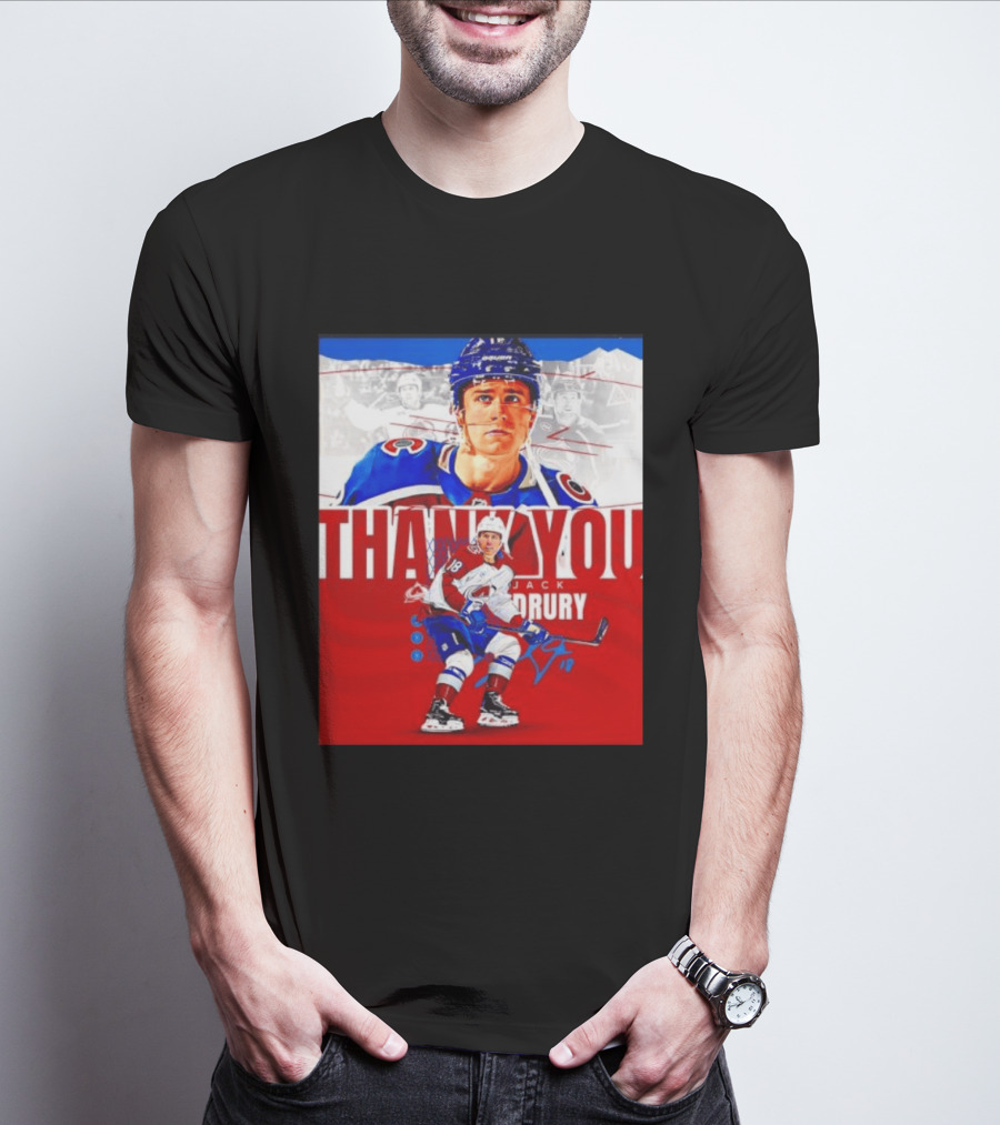 Jack Drury Thank You Colorado Avalanche T-Shirt