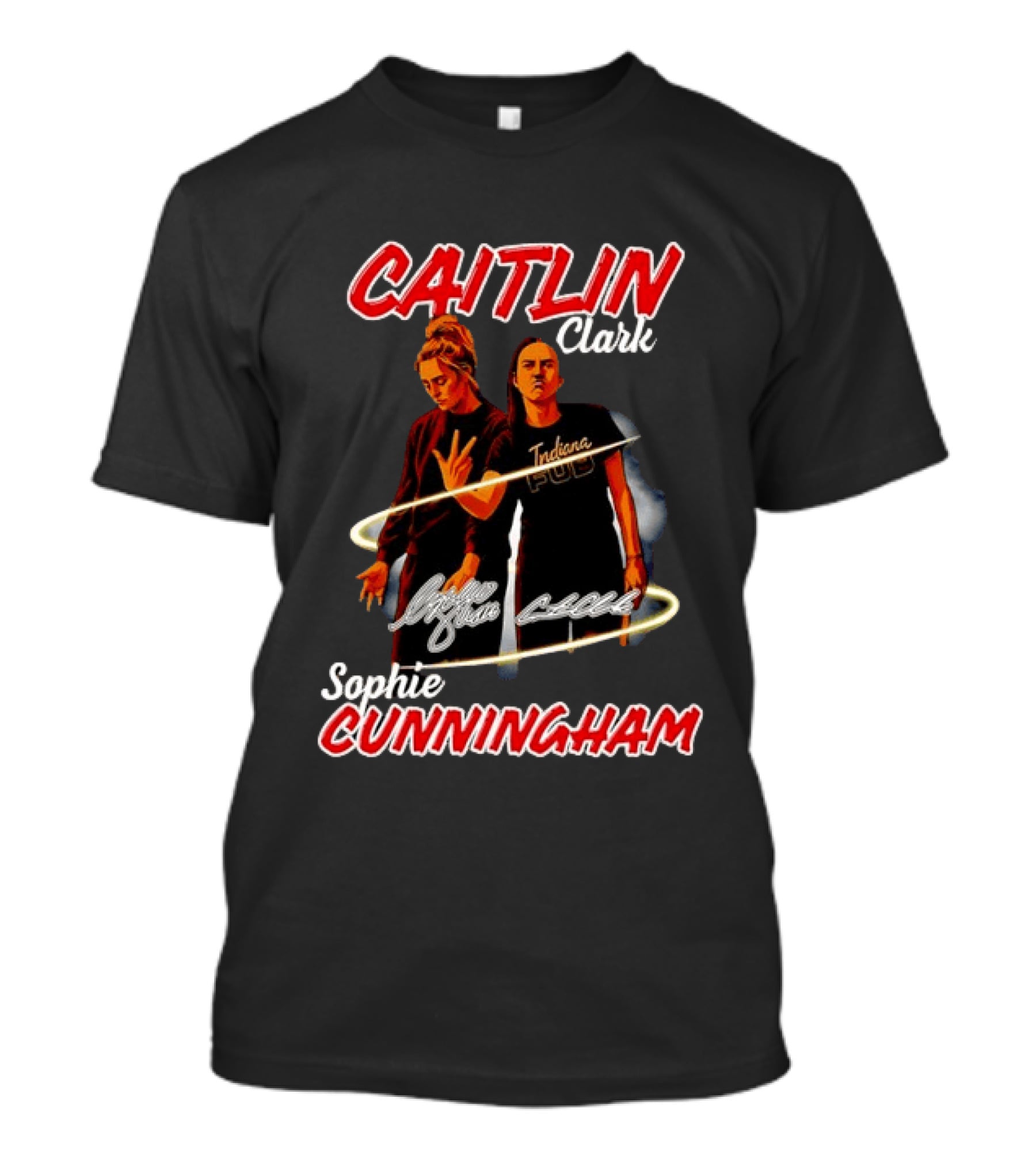 Caitlin Clark Sophie Cunningham Indiana Fever PUD T-Shirt