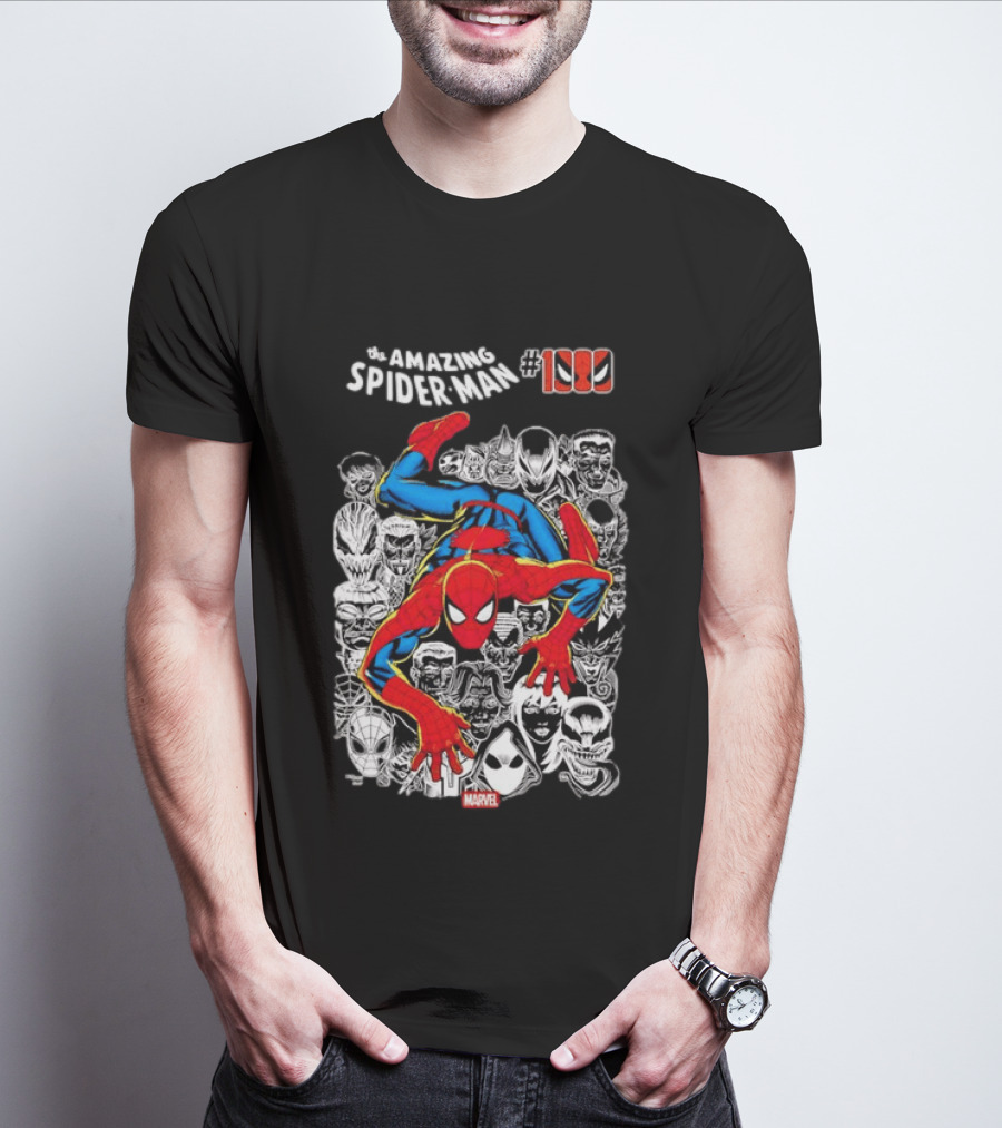 Amazing Spider Man 1000 Villains Marvel Collection T-Shirt