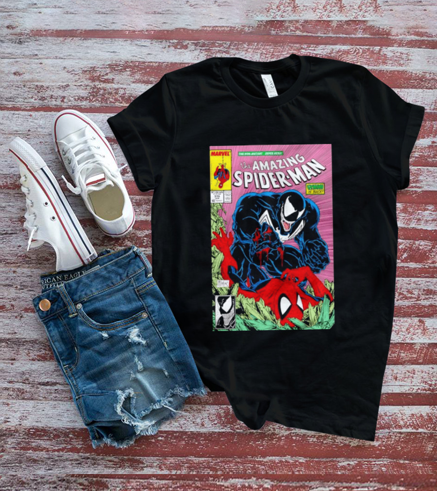 The Amazing Spider Man 316 Venom Is Back Marvel Comic Book Cover T-Shirt