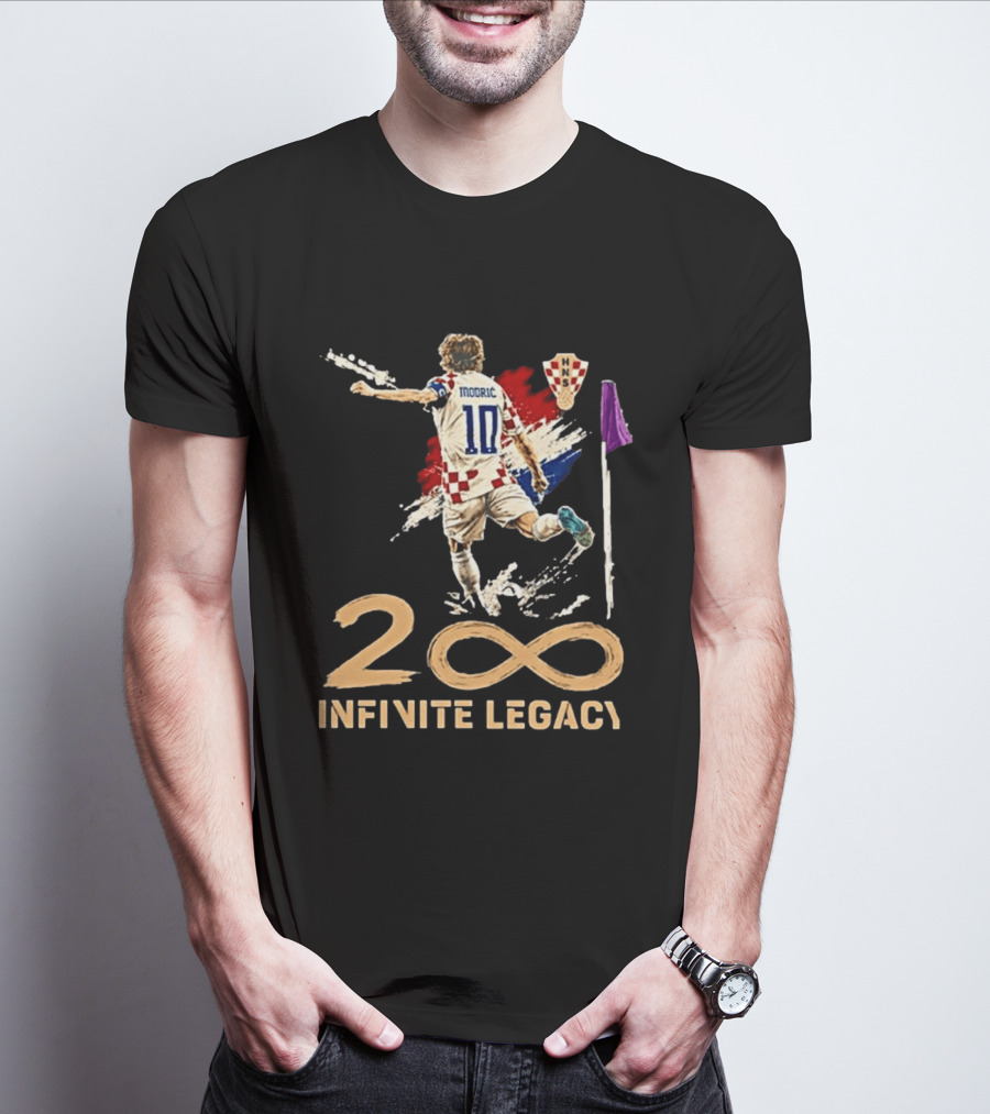 Luka Modric Croatia National Team 200 Infinite Legacy 10 T-Shirt
