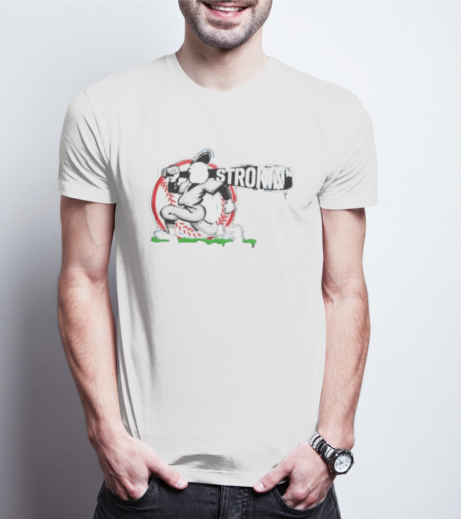 Baseball Player Strokin' Batter MLB Sport Team T-Shirt