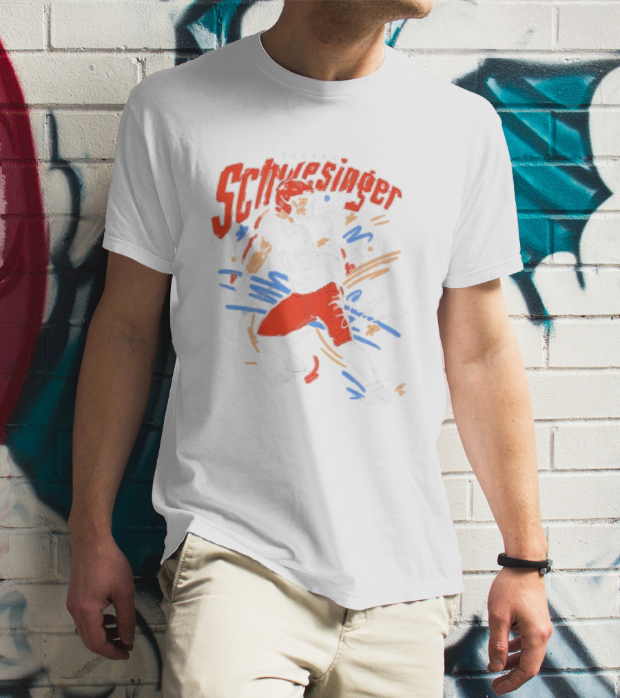 Carson Schwesinger Vibrant Cleveland Browns Scribble Football Player T-Shirt