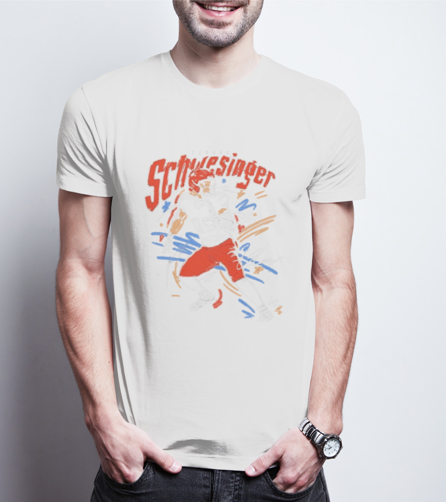 Carson Schwesinger Vibrant Cleveland Browns Scribble Football Player T-Shirt