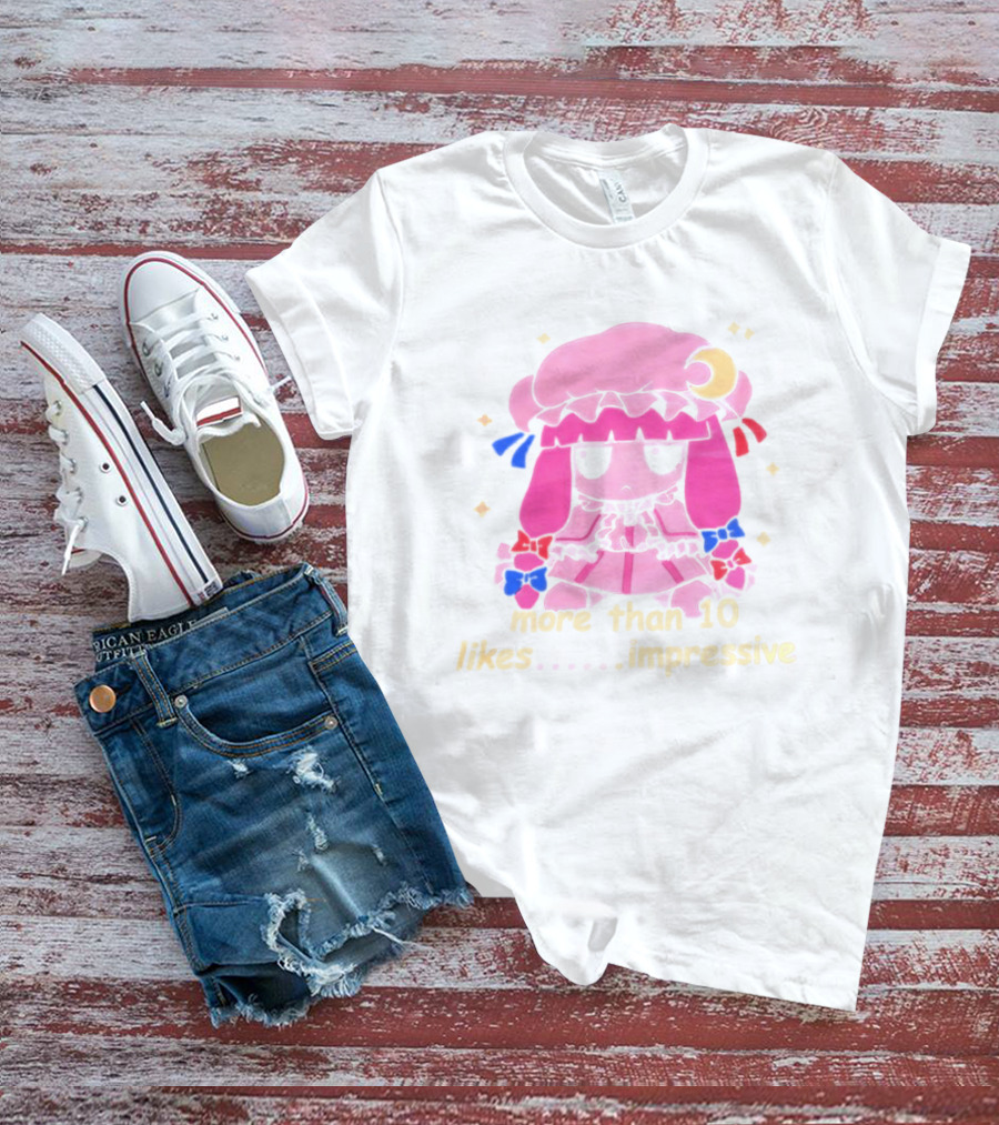 Patchouli Knowledge Touhou Project More Than 10 Likes Impressive T-Shirt
