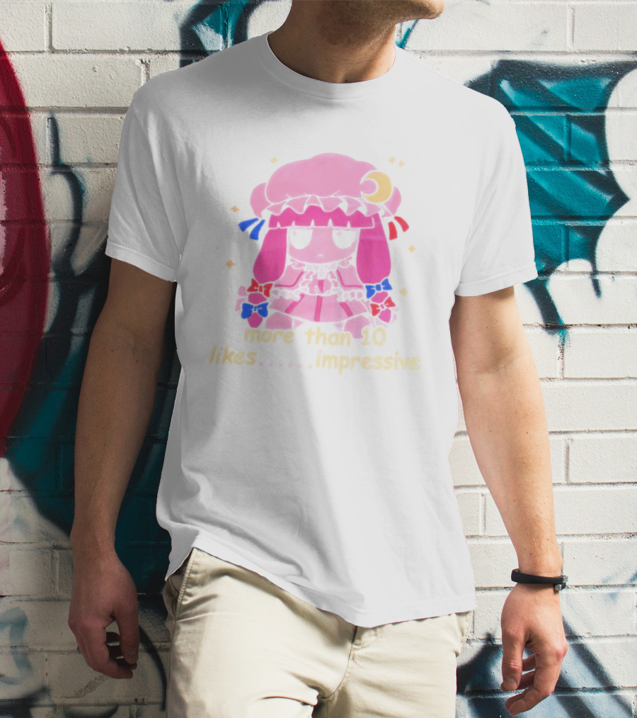 Patchouli Knowledge Touhou Project More Than 10 Likes Impressive T-Shirt