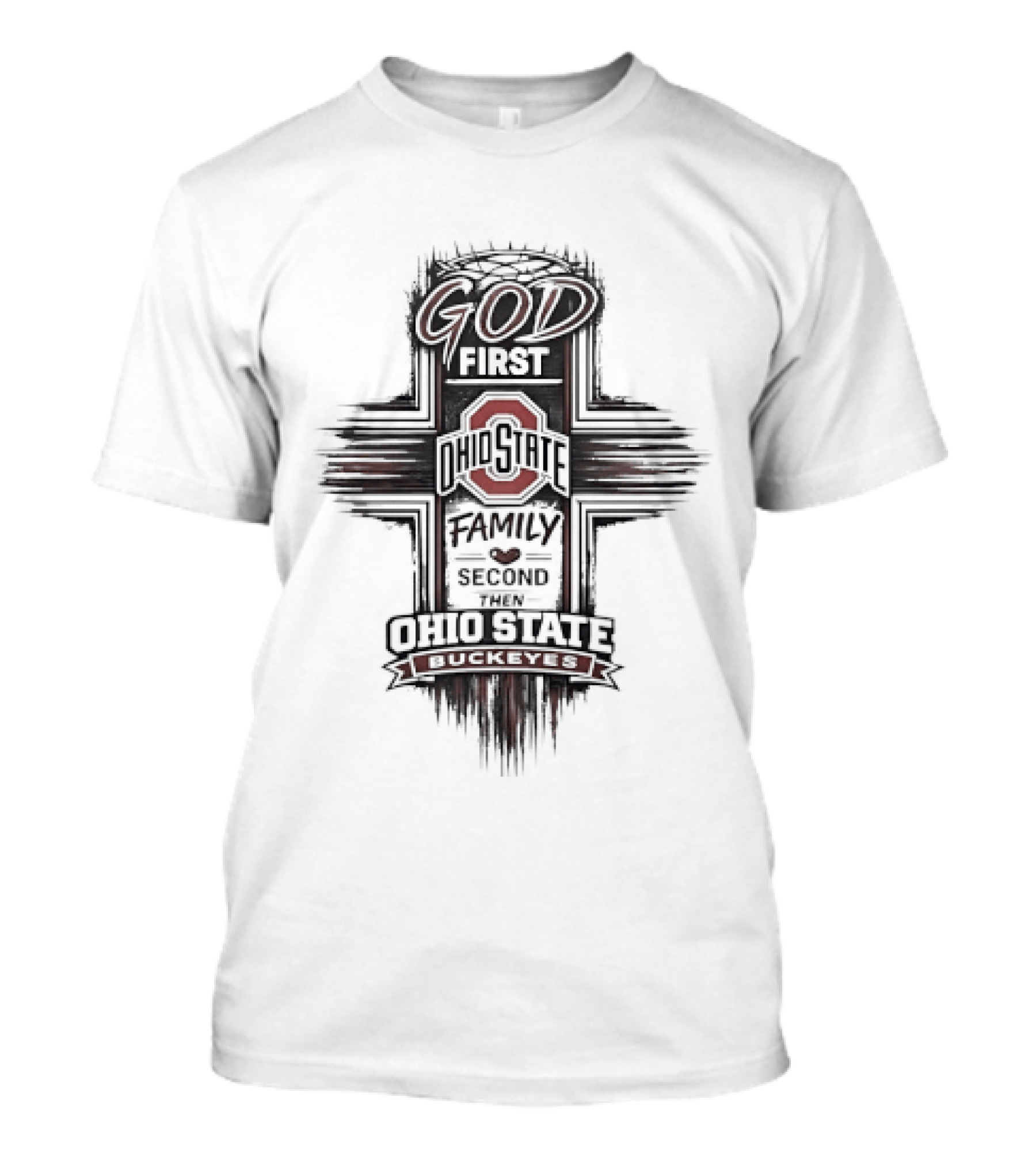 God First Ohio State Family Buckeyes Priorities T-Shirt