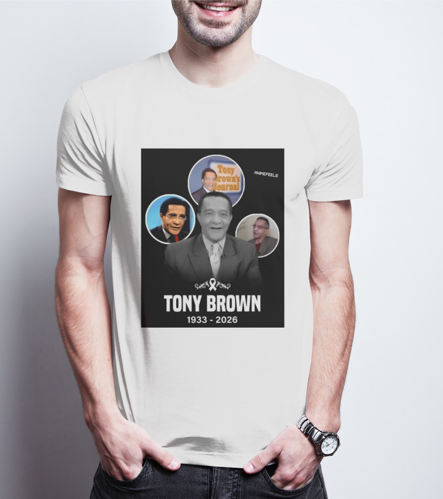 Tony Brown's Journal 1933 2026 ANIMEFEELS T-Shirt