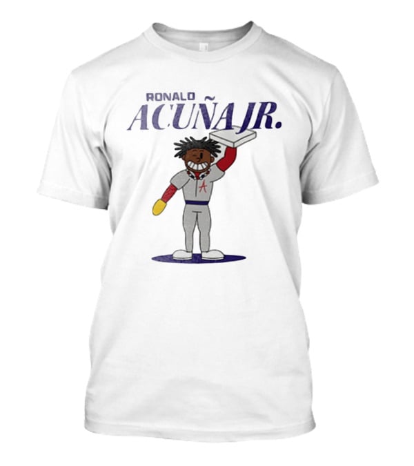 Ronald Acuna Jr Atlanta Braves Cartoon Character Summer Collection T-Shirt