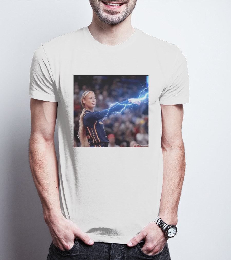 Sophie Cunningham Lightning Power Basketball Stars T-Shirt