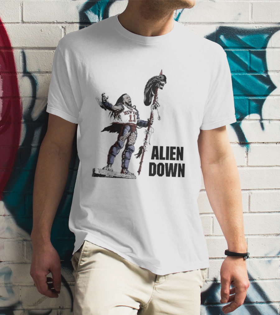 Jalen Brunson Alien Down Knicks Beat Spurs T-Shirt