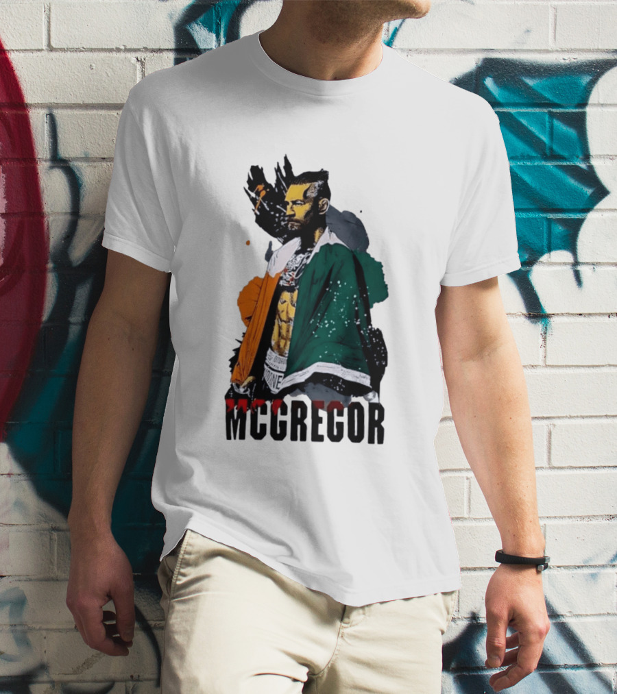 McGregor Irish Flag Warrior In The Cage T-Shirt