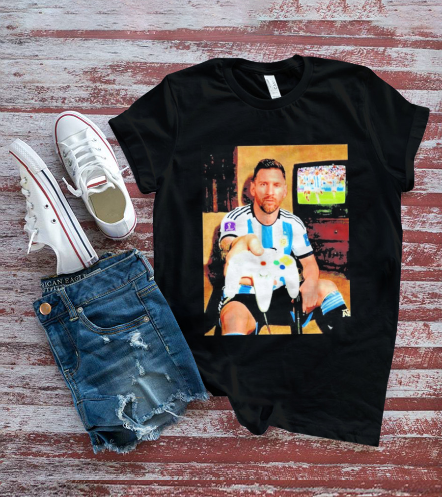 Argentina National Team Icon Lionel Messi Gaming Experience T-Shirt