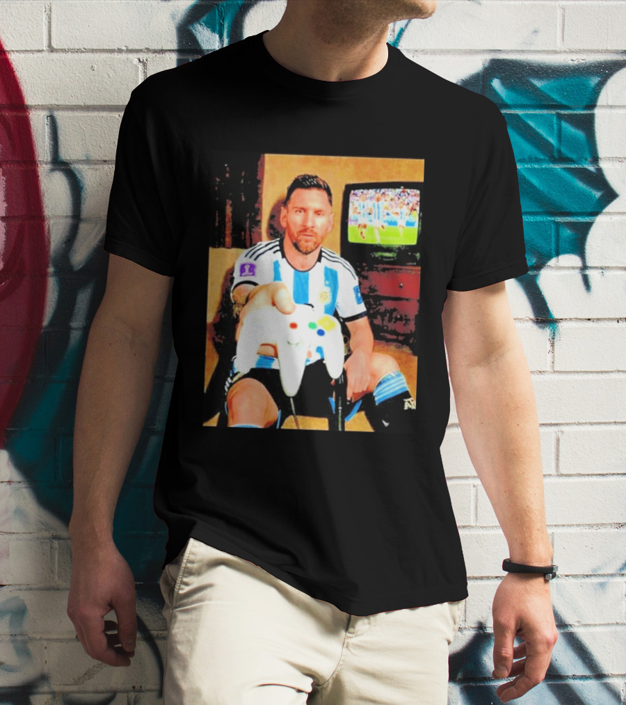 Argentina National Team Icon Lionel Messi Gaming Experience T-Shirt