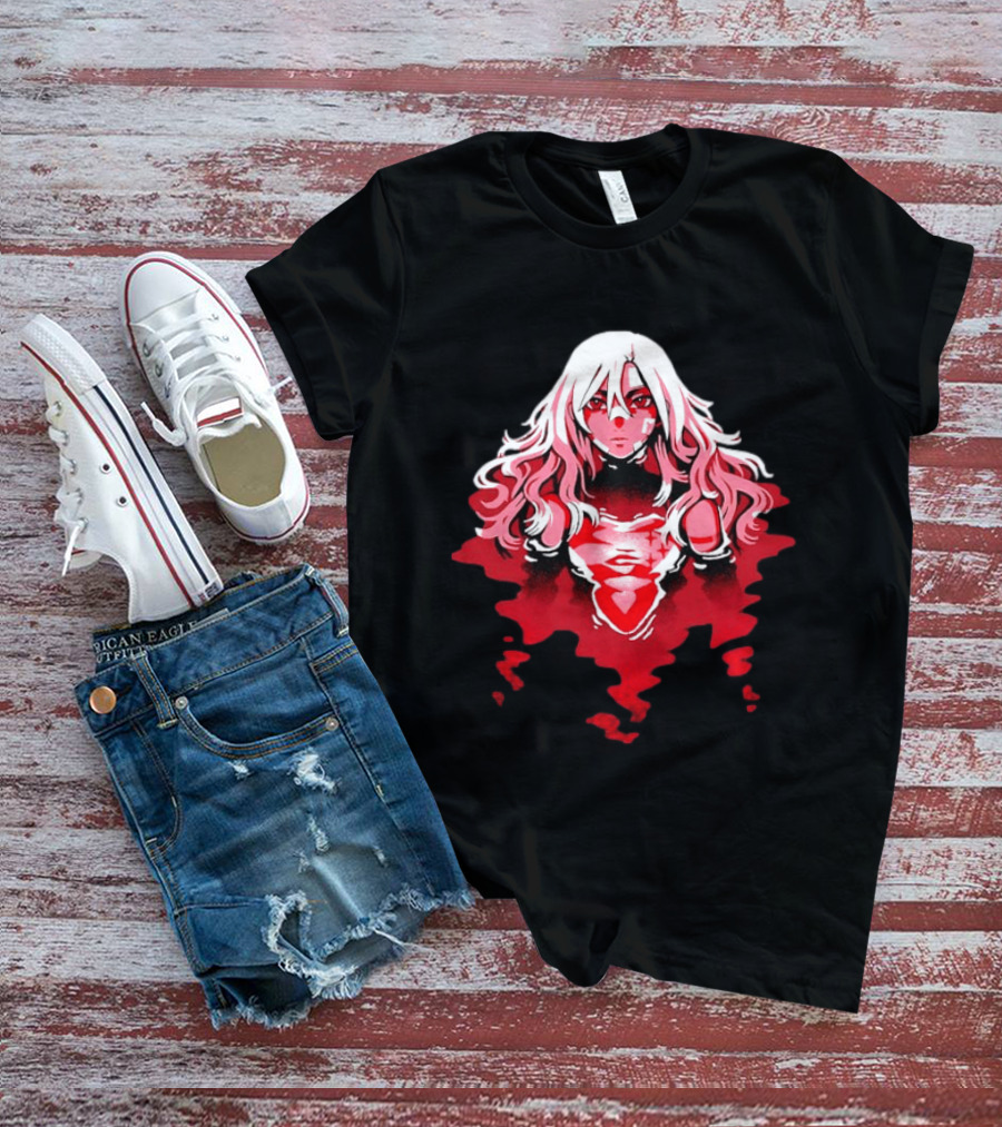 Power Makima Chainsaw Man Red Blood Anime T-Shirt