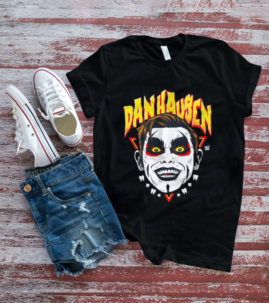 Danhausen Face Paint Yellow Eyes Red Triangle WWE T-Shirt